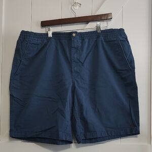 Polo by Ralph Lauren Blue Flat Front Chino Shorts